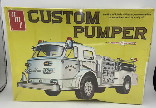 AMT Custom Pumper Amer. LaFrance Fire Engine T599 NEW SEALED VINTAGE RARE 1975 - £53.72 GBP