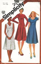 Misses' DRESS Vintage 1981 Simplicity Pattern 5181 Size 20½ UNCUT - $22.00