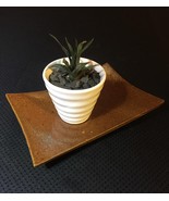 Artisan Pottery: Stoneware Glaze Rectangular Display Plate / Spoonrest (... - €17,09 EUR