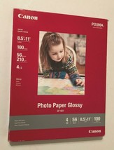 Canon GP-601 Pixma Photo Paper Glossy 8.5x11 50 Sheets New - $19.18