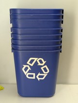 Lot of 8 Rubbermaid Commercial Small Deskside Recycling Plastic Containe... - $2,124.57 MXN