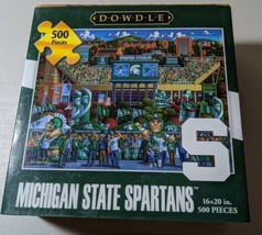 MICHIGAN STATE SPARTANS 500 Pieces 16x20&quot; Football Eric DOWDLE Puzzles NIP - £13.14 GBP