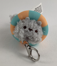 Pusheen Breakfast Surprise Plush Clip Keychain Bagel Ring 2019 Gund - $204.96 MXN
