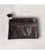 Brighton Croc Mini Leather ID &amp; Credit Card Holder W/ Zipper Coin Pouch - €10,27 EUR