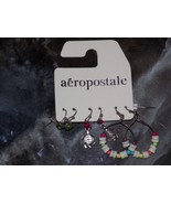 Aeropostale Sea Turtle/ Hoop Earrings/Green earrings Set of 3  NEW - $23.72 CAD