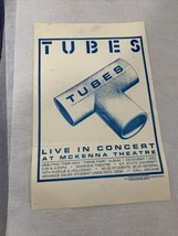THE TUBES - Vintage Original 11x17 Concert Poster @ McKenna Theatre - £23.09 GBP
