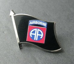 Army 82ND Airborne Division Flag Lapel Pin Badge 1 Inch Enamel And Printed - £4.46 GBP