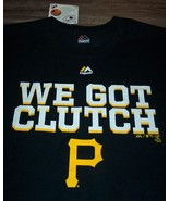 PITTSBURGH PIRATES WE GOT CLUTCH MLB BASEBALL T-Shirt MENS MEDIUM NEW w/... - $19.80