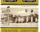 Motel Washington Brochure Brossard Montreal Quebec Canada 1960&#39;s - $17.80