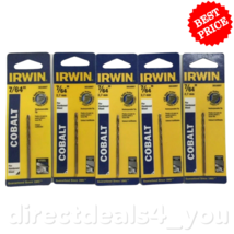 Irwin Cobalt 3016007 7/64" Drill Bit Pack of 5 - £15.87 GBP