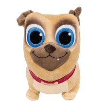 Disney Rolly Puppy Dog Pals Plush 11&quot; Tan Big Blues Eyes Stuffed Animal ... - $11.74
