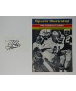 Mike Garrett Signed 3x5 Index Card w/ 1970 Sports Illustrated Magazine Vtg - $39.59