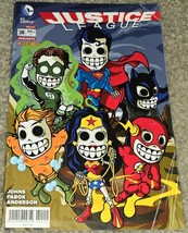 1 Rare Htf Justice League 38 Mx U.S. Unreleased Variant Calaveritas Exclusive B - £26.83 GBP