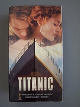 Titanic (VHS, 1998, 2-Tape Set, Widescreen Edition) DiCaprio Winslet - £5.57 GBP