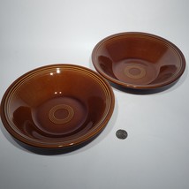 Set of 2 Sheffield Amberstone 9&quot; Round Vegetable Pasta Serving Bowl Disc... - £27.69 GBP
