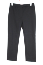 Acne EU 34 US 2 Black Wool Flannel Straight Leg Ankle Pants Lee AW11 - £65.78 GBP