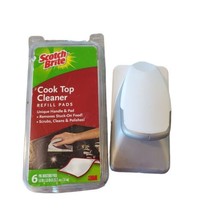 Scotch Brite Glass Cook Top Cleaner Starter Kit 5 Pads Used Dried Model 950-CT - £29.88 GBP