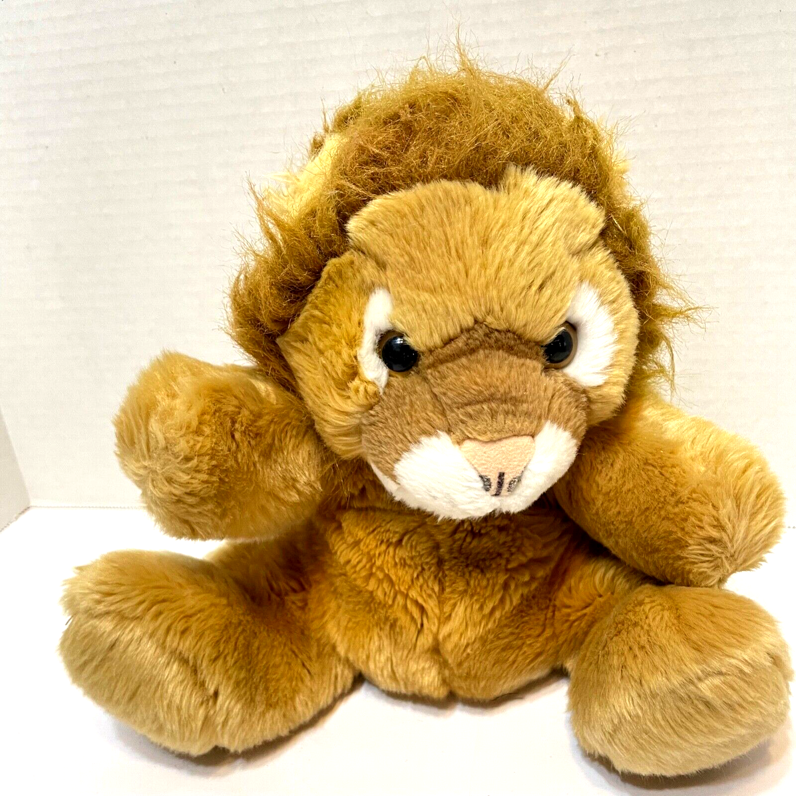 Vintage Animal Alley Toys R Us Lion Plush Hand Puppet Stuffed Animal 10" - $20.52
