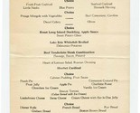 Hotel Buffalo $1.50 Club Dinner Menu November 1927  - $37.62