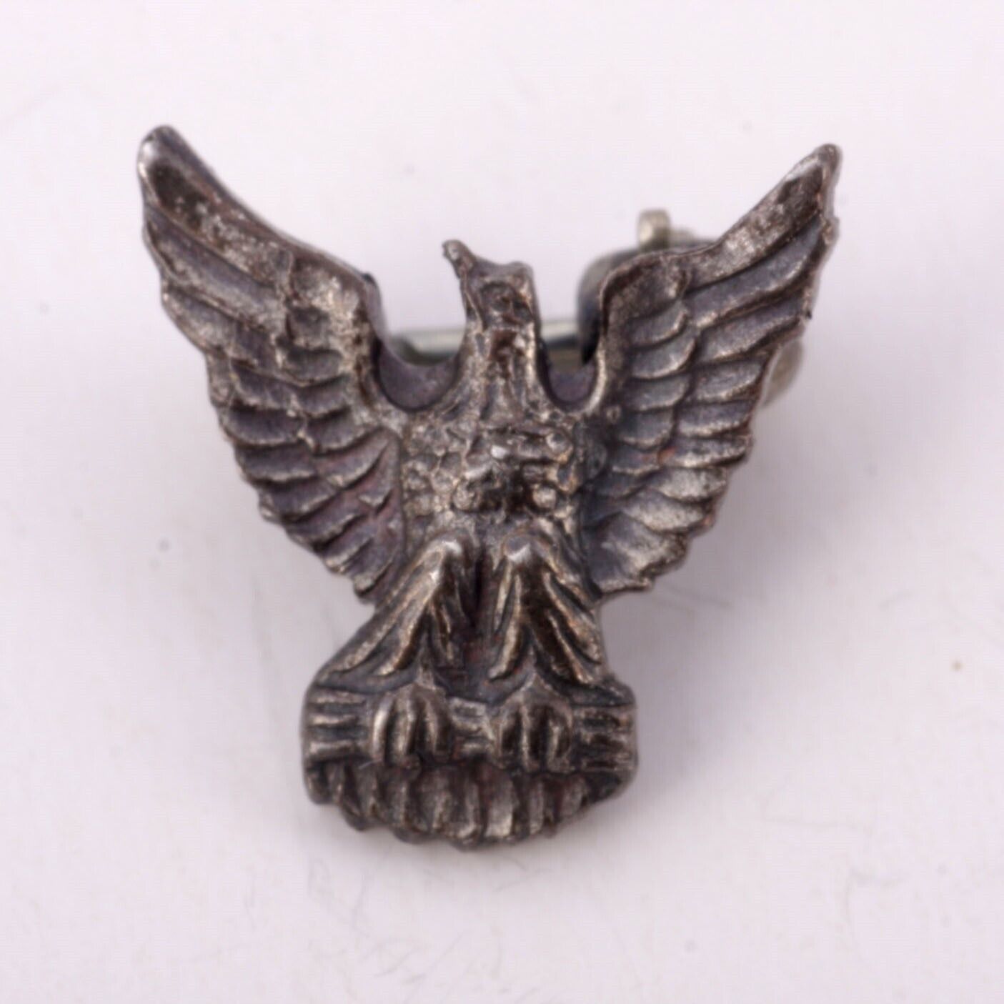 Primary image for Vintage Sterling Silver Eagle Pin Boy Scouts of America Eagle Award Lapel Brooch