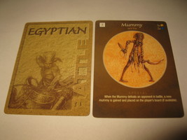 2003 Age of Mythology Board Game Piece: Egyptian Battle Card - Mummy - £0.79 GBP