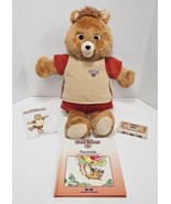 Vtg 1985 Worlds Of Wonder Teddy Ruxpin Bear w Book Tape &amp; Manual UNTESTE... - $48.38