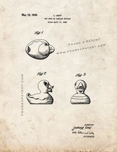 Rubber Duck Patent Print - Old Look - $185.46 MXN+