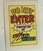 Zero Heroes Trading Card # Do Not Enter - £1.55 GBP