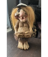 NyForm Troll #123 With Red Hair and Leather Hat. 1970s Retired Model - £58.99 GBP