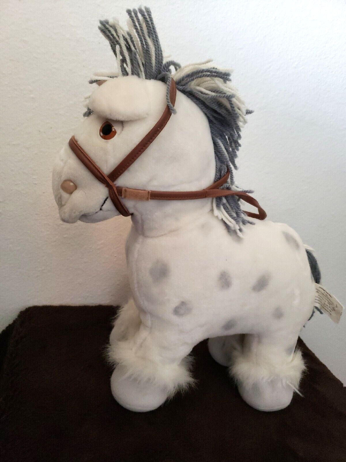 Primary image for 1984 CPK Cabbage Patch Kids Horse Pony Plush Stuffed Animal White Grey Spots