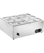 VEVOR 6-Pan Commercial Electric Food Warmer Countertop Buffet 6*8Qt Pan ... - $6,228.16 MXN