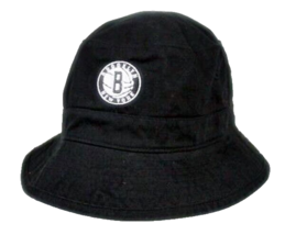 BROOKLYN NETS NBA BASKETBALL BLACK Hardwood Classics Bucket Hat NEW L/XL - $26.04