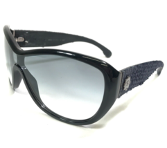 CHANEL Sunglasses 5242 c.1405/9S TWEED Black Blue Frames with Blue Shield Lens - £161.58 GBP