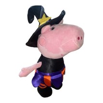 Gemmy Animated Peppa Pig Witch Halloween Waddler Theme Song 11” Plush *New - $24.99