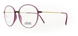 SILHOUETTE 1587 75 4240 Urban Neo Purple Round Eyeglasses 1587 754240 51mm - £114.86 GBP
