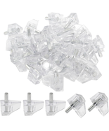 Clear Shelf Support Pegs, 30 Pcs 3Mm Plastic Shelf Pins Small Cabinet Sh... - $156.00 MXN