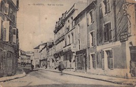 St Mihiel Meuse France~Rue Des CARMES~1910s Perichon Photo Postcard - £4.75 GBP