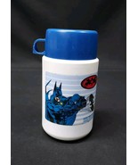 Vintage 1997 DC Comics BATMAN &amp; ROBIN Plastic Thermos Only, Rare Blue - $13.02 CAD