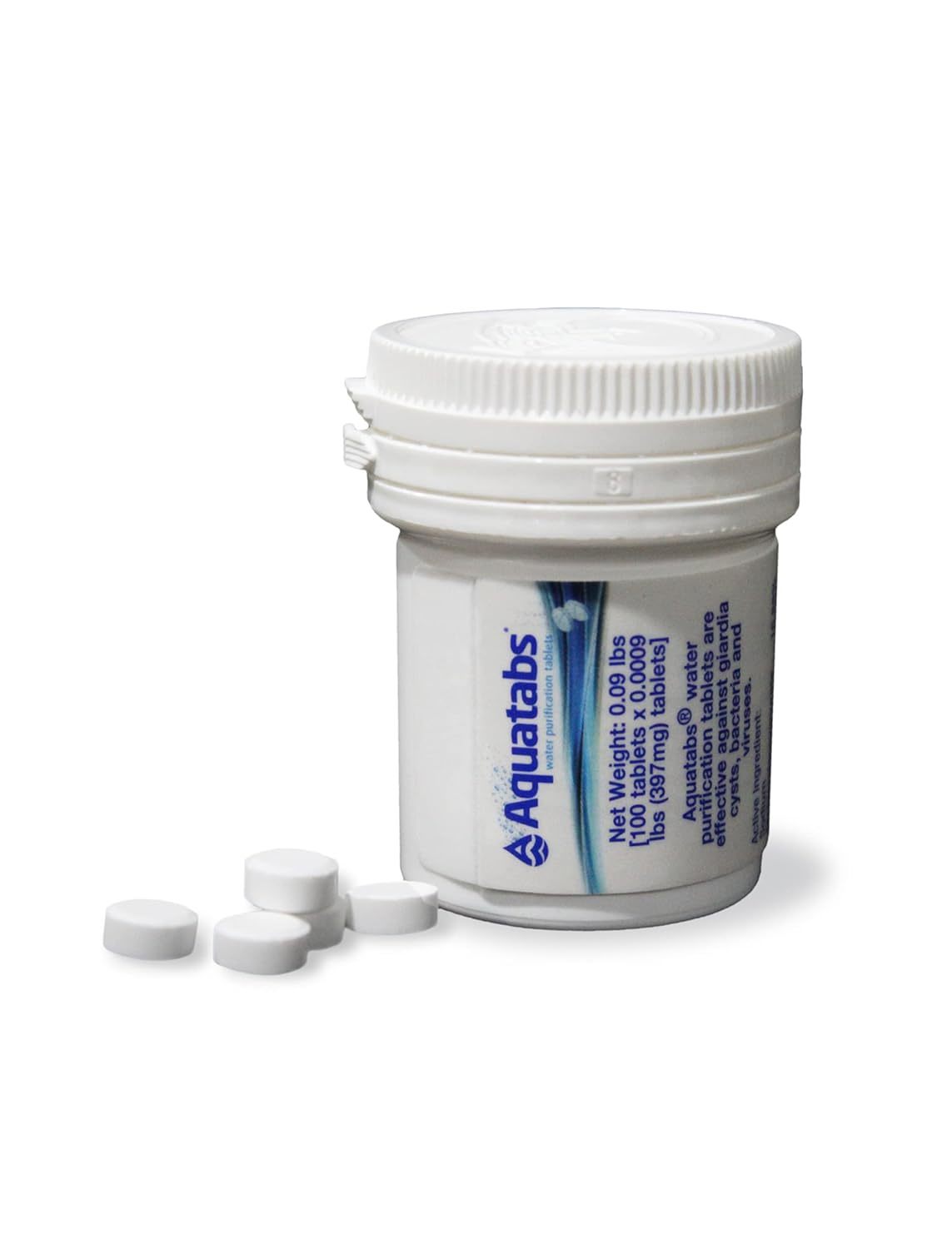 Aquatabs 397Mg Water Purification Tablets (100 Pack). Water Filtration S... - $42.99