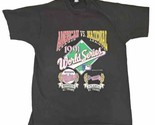 World Series T-Shirt Single Stitch Braves Vs Twins Black XL 1991 Vtg - $29.65