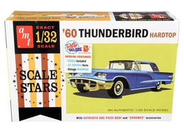 AMT &#39;60 Thunderbird Hardtop Scale Stars 1:32 Scale Model Kit AMT 1135/12... - £15.58 GBP