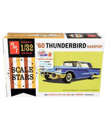 AMT &#39;60 Thunderbird Hardtop Scale Stars 1:32 Scale Model Kit AMT 1135/12... - £15.58 GBP