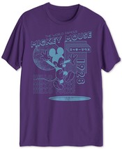 Jem Mens Mickey Mouse Graphic T-Shirt, Purple, Medium - $14.99