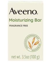 Aveeno Gentle Moisturizing Bar, Facial Cleanser For Dry Skin Fragrance-Free (Act - £26.37 GBP