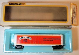HO Scale Bachmann Box Car, Smucker&#39;s Jelly, White, #43-1010-C6 NOS Boxed. - £12.81 GBP