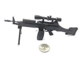 1/6 Scale Mk46 Mod 1 Machine Gun Rifle Model US Navy Army Military Action Figure - £13.43 GBP