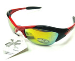 Xloop Men Red Black Colorful Mirrored Lens Sport Jogging Plastic sunglas... - $11.37