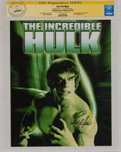 Lou Ferrigno SIGNED CGC SS Color Publicity Photo ~ The Incredible Hulk TV Series - $257.39