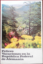 Original Poster Germany Alemania Valley Valle Forest - £43.80 GBP