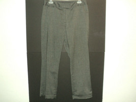 Sigrid Olsen Dress Pants Size 8 Women&#39;s Modernist Gray Tweed Straight Leg - £8.12 GBP